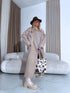 Knitted cardigan "NOBODY 7782" - DARK BEIGE